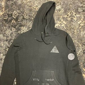 Tim3 Warp logo hoodie